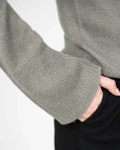 Asymmetrisk Cardigan Grå