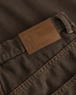 Baggy Denim Jeans Brown