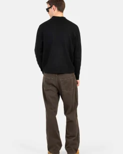 Baggy Denim Jeans Brown