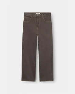 Baggy Denim Jeans Brown