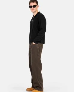 Baggy Denim Jeans Brown