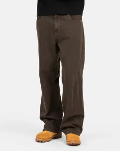 Baggy Denim Jeans Brown