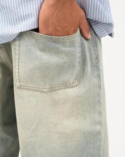 Baggy Denim Jeans Light Blue Vintage Wash