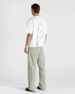 Baggy Denim Jeans Light Grey