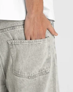 Baggy Denim Jeans Light Grey