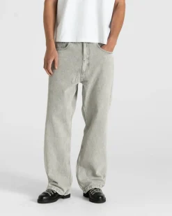 Baggy Denim Jeans Light Grey