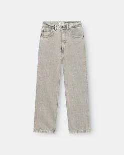 Baggy Denim Jeans Light Grey