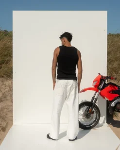 Baggy Denim Jeans White