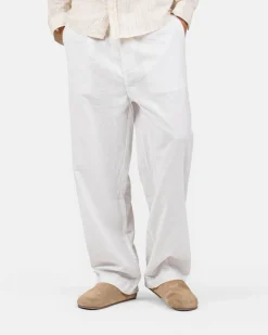 Baggy Hørbukser Hvid