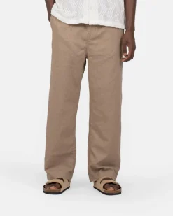 Baggy Hørbukser Mokka
