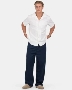 Baggy Hørbukser Navy