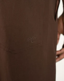 Baggy Suit Pants Brown