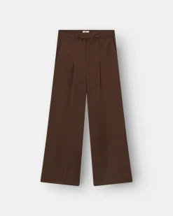 Baggy Suit Pants Brown