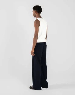 Baggy Suit Pants Navy
