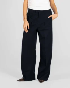 Baggy Suit Pants Navy
