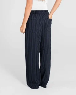 Baggy Suit Pants Pinstriped
