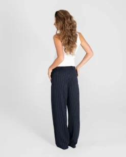 Baggy Suit Pants Pinstriped