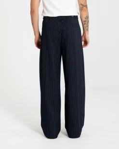 Baggy Suit Pants Pinstriped