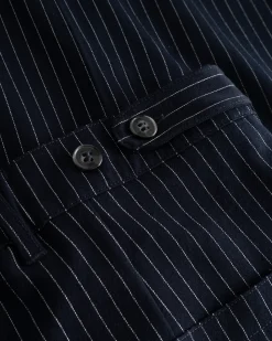 Baggy Suit Pants Pinstriped