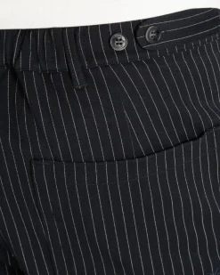 Bermuda Shorts Navy Pinstriped