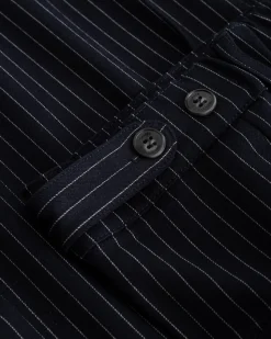 Bermuda Shorts Navy Pinstriped