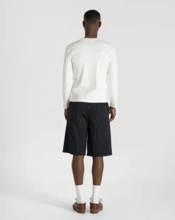Bermuda Shorts Navy Pinstriped