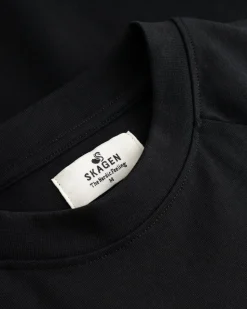 Blank T-shirt Black dame