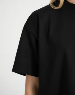Blank T-shirt Black dame