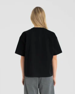 Blank T-shirt Black dame