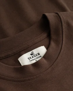 Blank T-shirt Brown dame