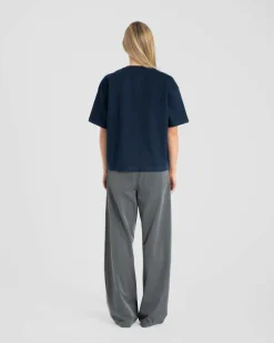 Blank T-shirt Navy dame