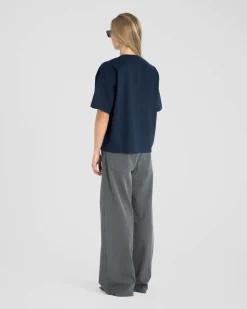 Blank T-shirt Navy dame