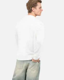 Cardigan With Pockets Hvid