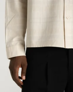 Check Summer Shirt Beige