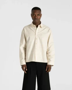 Check Summer Shirt Beige
