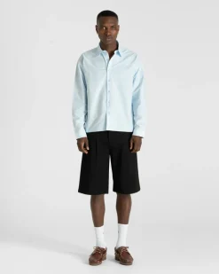 Check Summer Shirt Light Blue