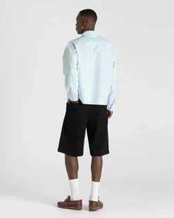 Check Summer Shirt Light Blue