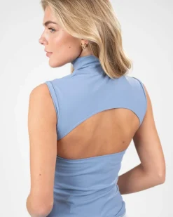 Choker Top Blå