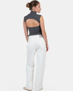 Choker Top Grå