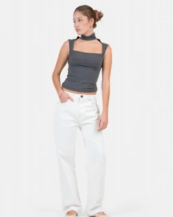 Choker Top Grå