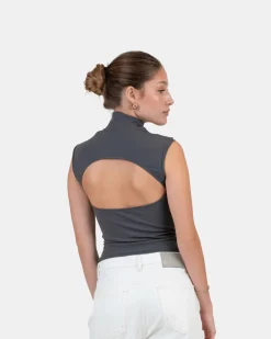 Choker Top Grå