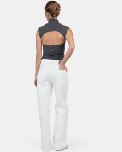 Choker Top Grå
