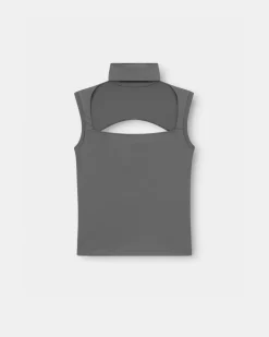 Choker Top Grå