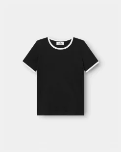 Contrast Baby Tee Sort