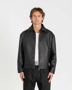 Croc Jacket Black