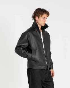 Croc Jacket Black