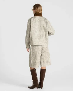Denim Jacket Limewash Dame