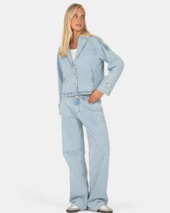 Denim jakke blå