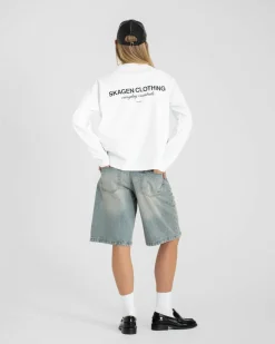 Everyday Essential Raglan Longsleeve White dame