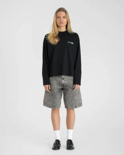 Everyday Essential Raglan Longsleeve Black dame